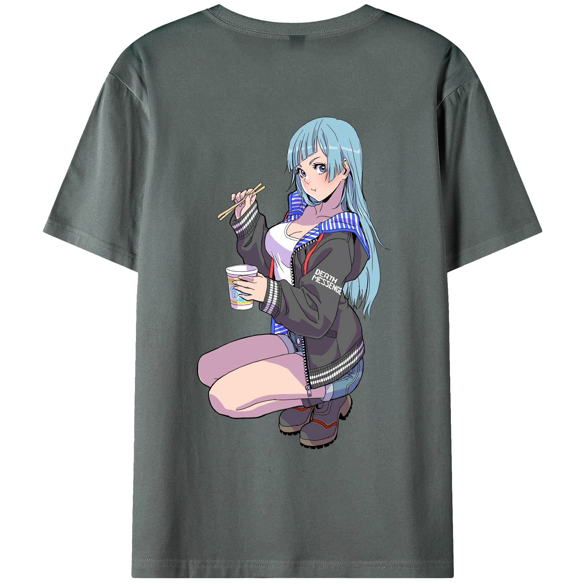 （画像用） 呪術廻戦 Jujutsu Kaisen 綿100％ メンズ半袖Tシャツ（バックプリント） 通気性